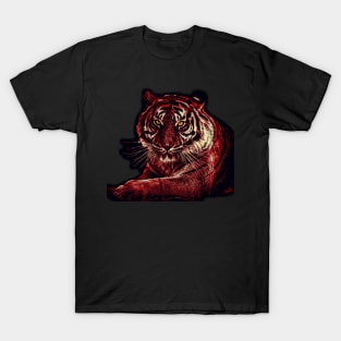 Tiger Pop art 1 T-Shirt